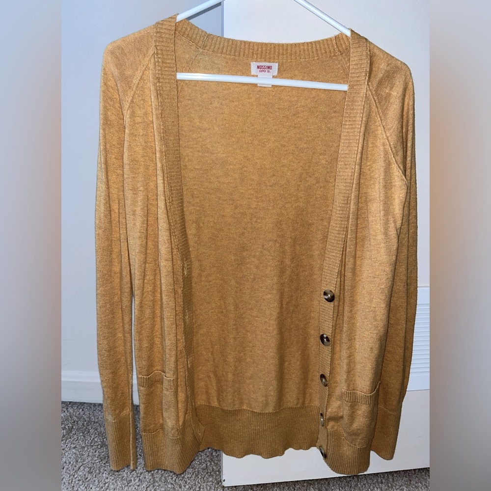 Mustard yellow cardigan